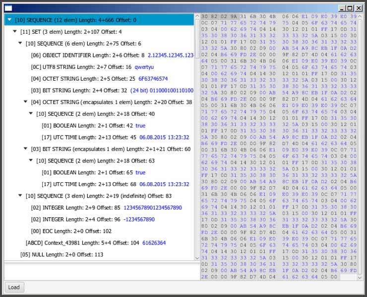 Asn1 Viewer in Java